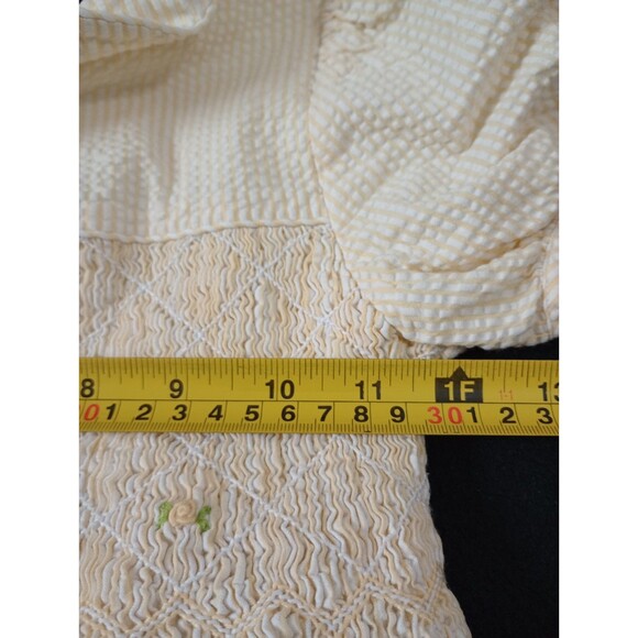 Land's End Yellow Gingham Dress Size 7 - Picture 8 of 9